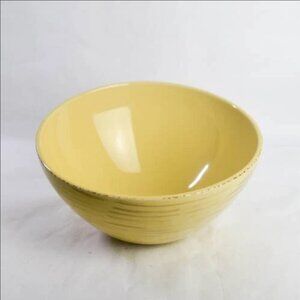 Studio Nova PR701 Samba Yellow 8" Mixing Serve Vegetable Bowl Slanted Hi Low